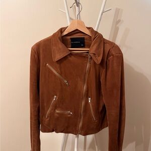 Women's Brown Suede Jacket